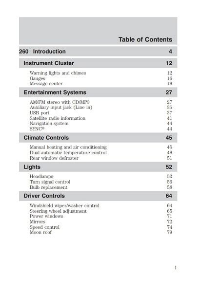 mercury mariner owners manual 2010 Doc