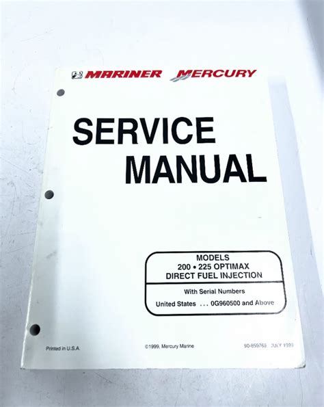 mercury mariner service manual free Kindle Editon