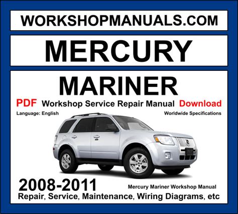 mercury mariner workshop manual PDF