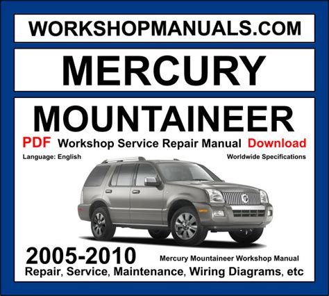 mercury mountaineer maintenance and repair Kindle Editon