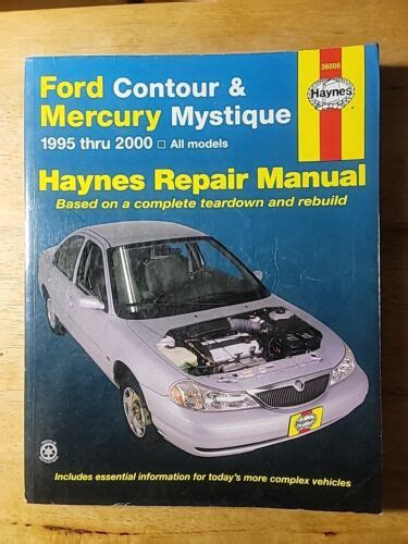 mercury mystique repair manual download Reader