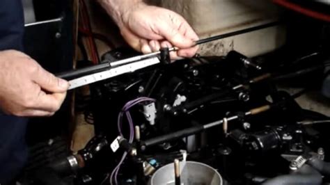 mercury outboard throttle cable adjustment Reader