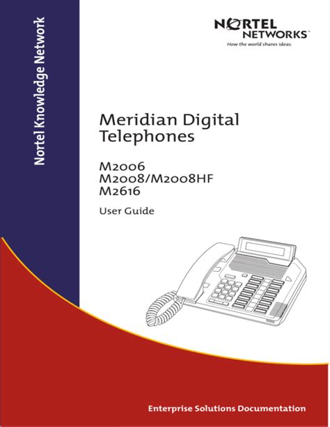 meridian phone system user guide PDF