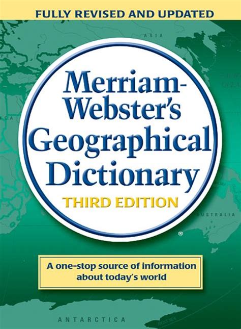 merriam websters geographical dictionary PDF