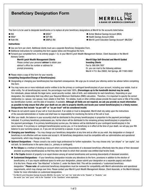 merrill-lynch-beneficiary-designation-form Ebook Doc