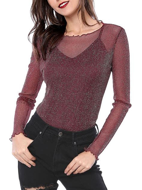 mesh tops for women