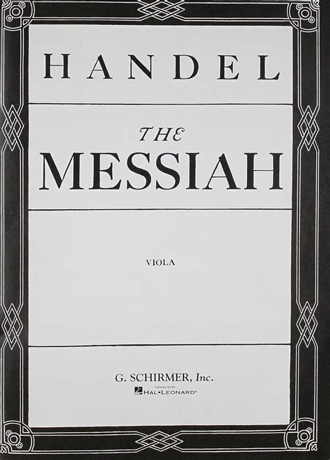 messiah oratorio 1741 Reader