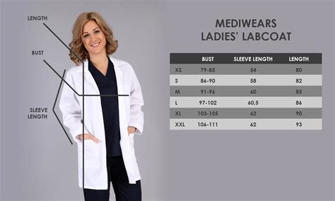 Meta White Coat Size Chart