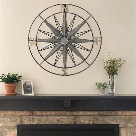 metal compass wall hanging