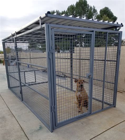 metal dog kennel