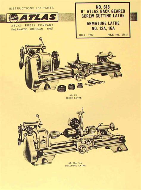 metal lathe manual pdf Reader