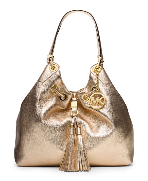 metallic handbags