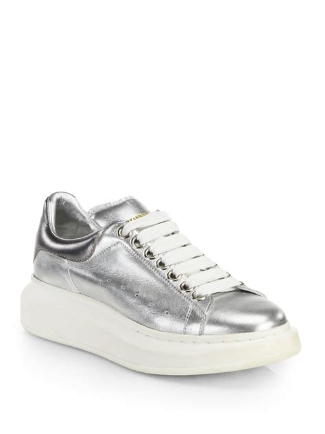 metallic sneakers