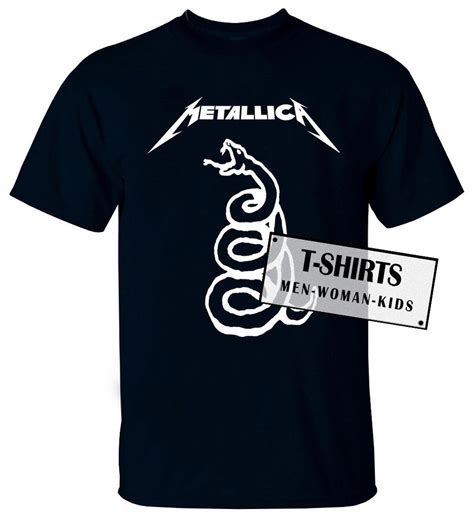 metallica black album t shirt