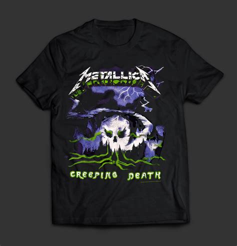 metallica creeping death shirt