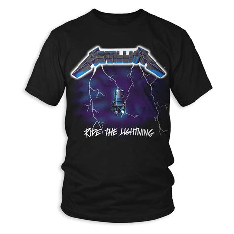 metallica ride the lightning tour shirt