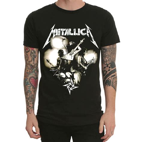 metallica t shirt mens