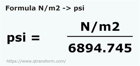 meter to psi