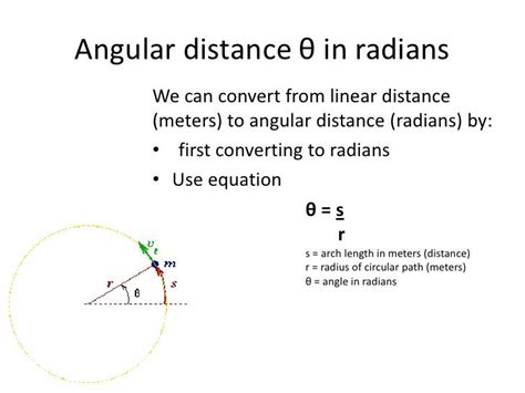 meters to radians