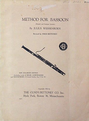 method for bassoon french and german systems new enlarged edition Doc