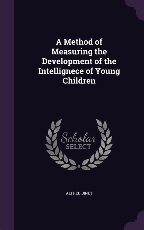 method measuring development intellignece children Epub