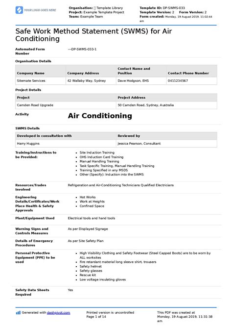 method statement air conditioning maintenance pdf Kindle Editon