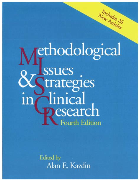 methodological issues strategies clincal research PDF