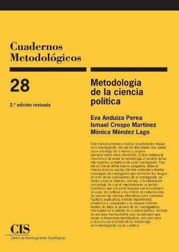 metodologia de la ciencia politica 2ª ed cuadernos metodologicos Epub