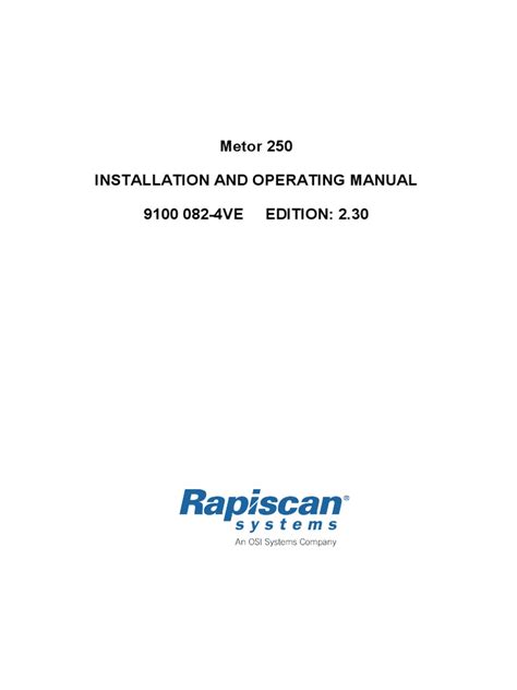 metor 250 manual pdf PDF