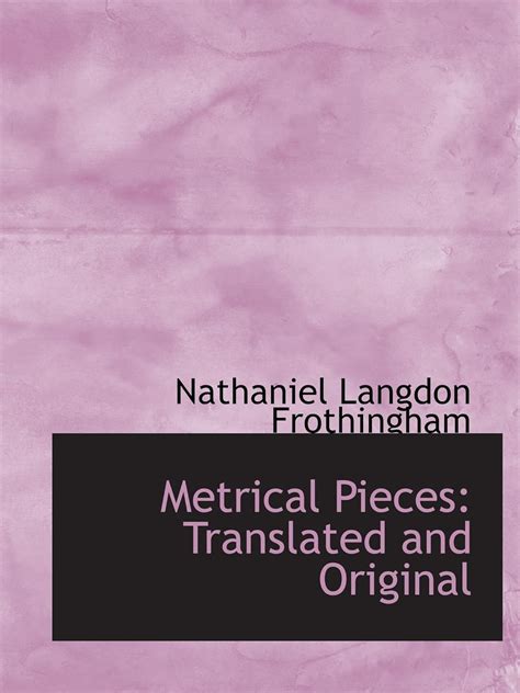 metrical pieces translated original frothingham PDF