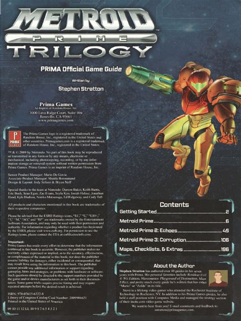 metroid prime guide pdf Epub