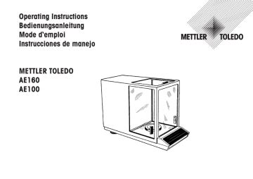 mettler ae160 manual pdf Doc