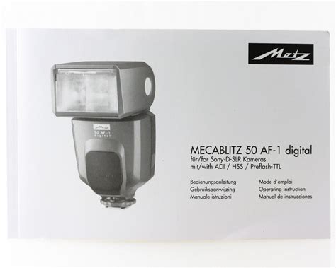 metz mecablitz 50 af 1 digital user guide PDF