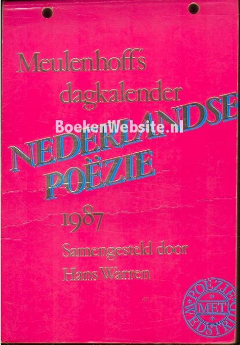 meulenhoffs dagkalender nederlandse poezie 1987 Epub