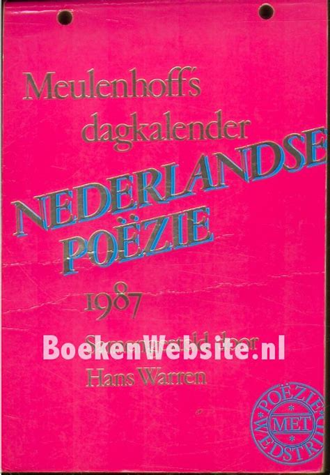 meulenhoffs dagkalender nederlandse poezie 1987 Epub