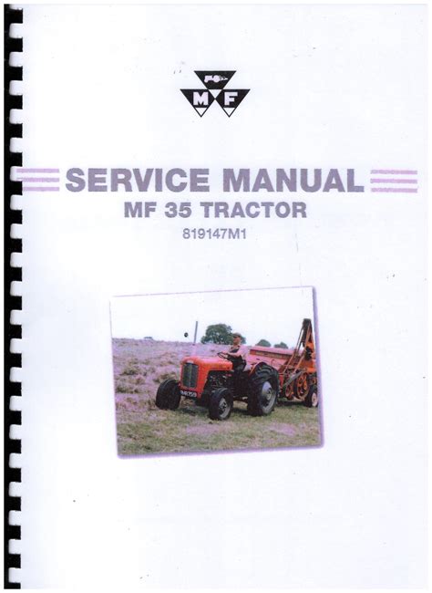 mf 35 shop manual pdf PDF