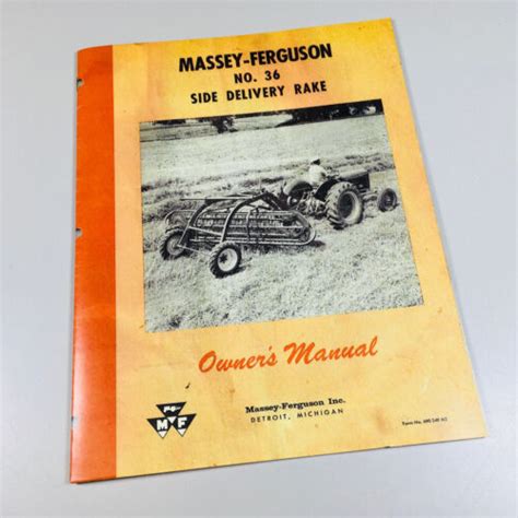 mf 36 owners manual Kindle Editon