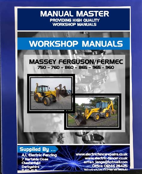 mf 965 workshop manual Kindle Editon