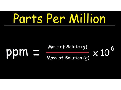 mg/l Is PPM: A Comprehensive Guide