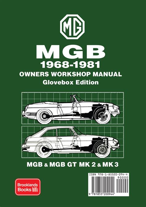 mg mgb and mgb gt workshop manual official workshop manuals Reader