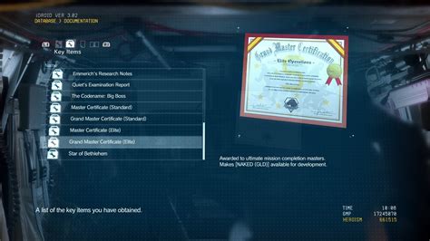 mgs 5 mission list