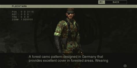 mgs3 the end camo