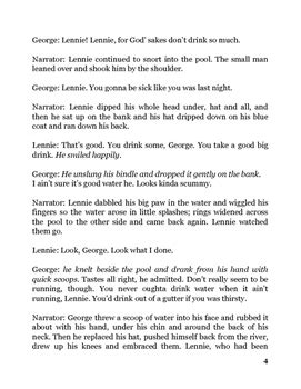 mice and men play script Reader