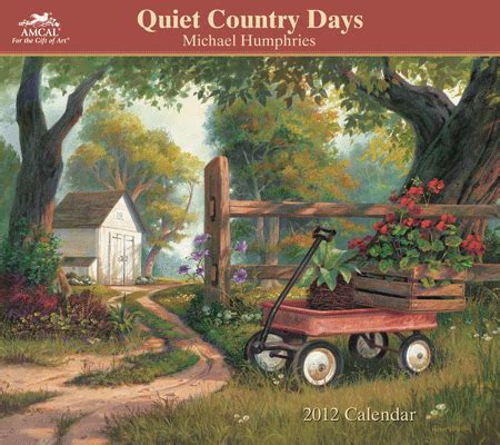 michael humphries quiet country days wall calendar 2016 Epub