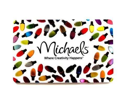 michaels craft store gift card balance