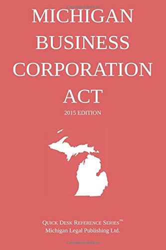 michigan business corporation act reference Ebook Kindle Editon
