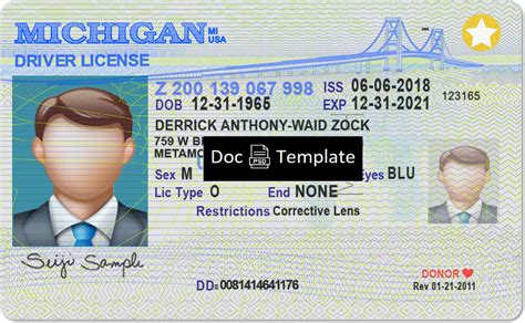 michigan drivers license template pdf Ebook Reader