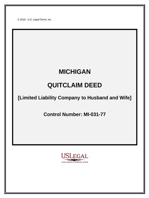 michigan limited liability company 2016 Reader