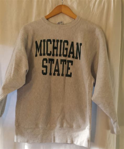 michigan state sweatshirt vintage