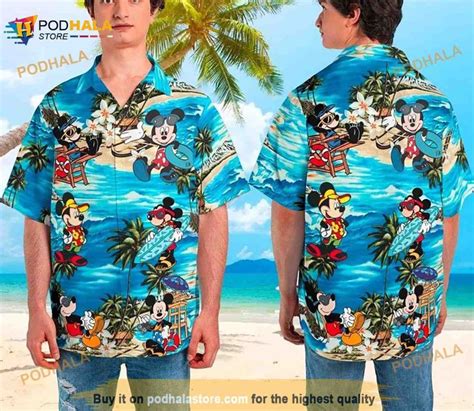 mickey aloha shirt